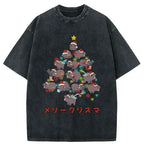 kyoto lion moo deng christmas tree tee