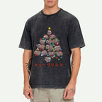 kyoto lion moo deng christmas tree tee