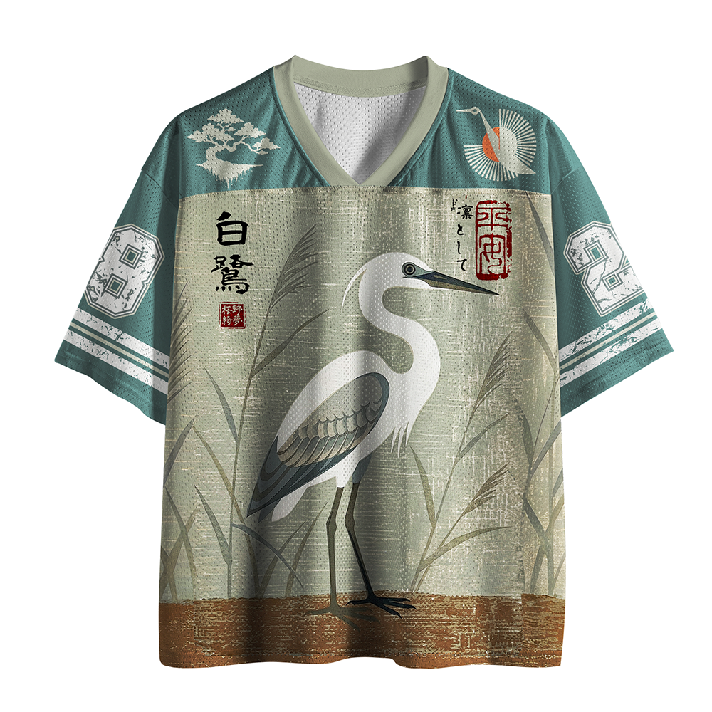 Kyoto Lion Mesh Jersey for Casual