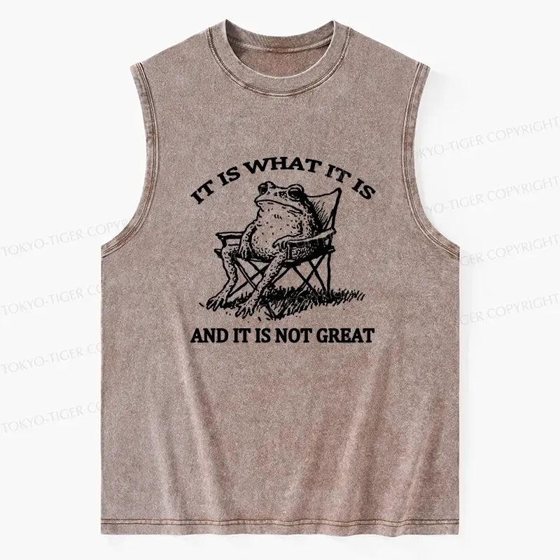 Funny Frog Tank Top for Summer Gift