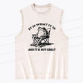 Kyoto Lion Resting Frog Tank for Casual Outfit