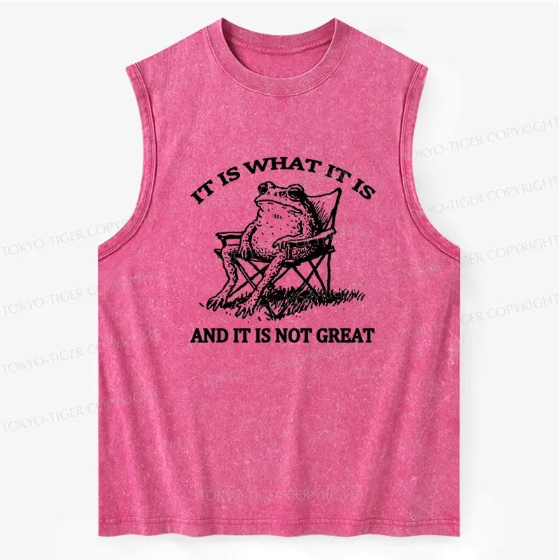Washed Japanese Style Tank for Daily Wear