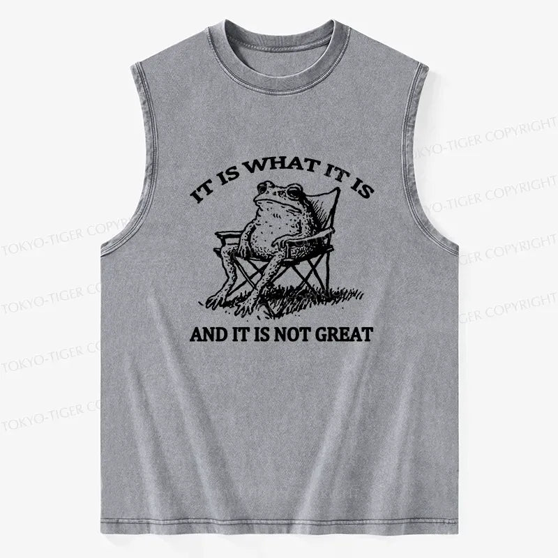 Funny Frog Tank Top for Summer Gift
