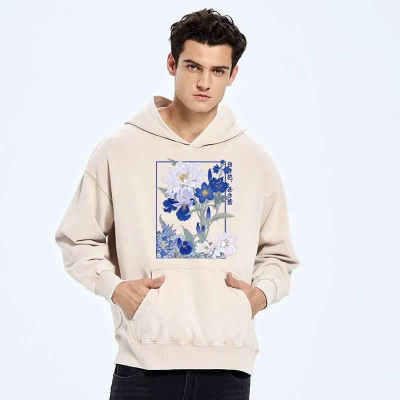 Japanese vintage lion hoodie streetwear