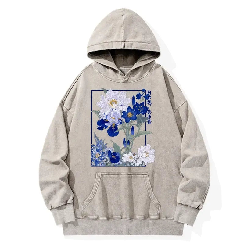 Kyoto-Lion Blossoms Of The Firmament Washed Hoodie