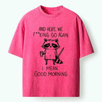Vintage Japanese Raccoon T-Shirt Gift for Him