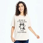 Kyoto-Lion Coffee First Questions Later Raccoon Washed T-Shirt