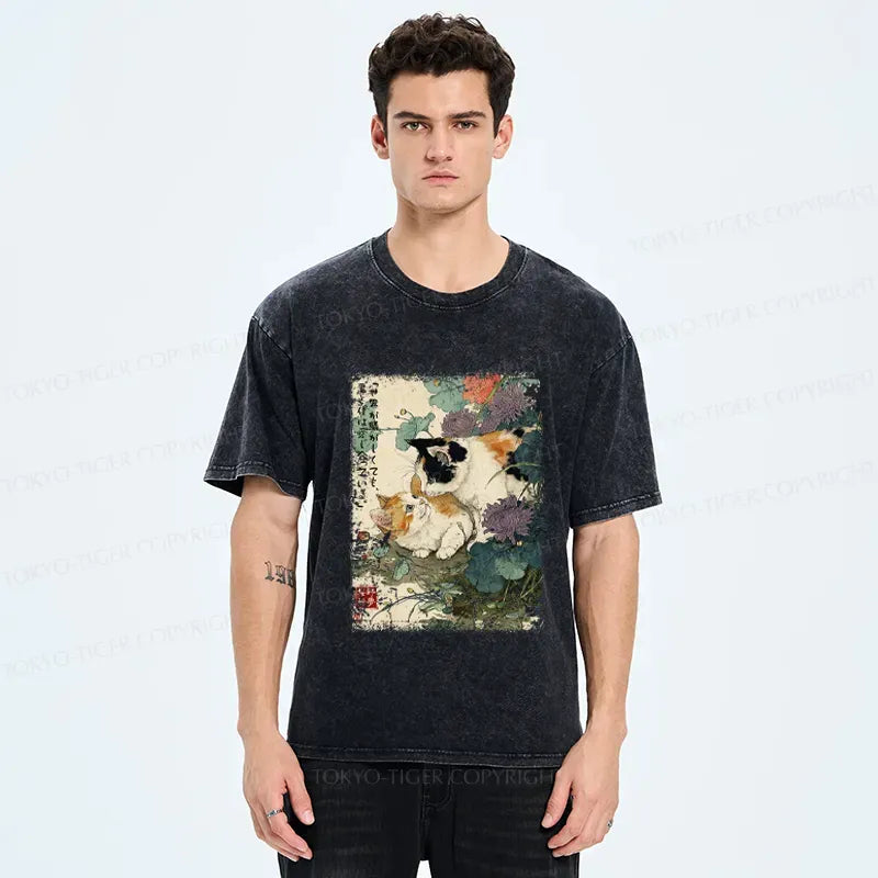 Kyoto-Lion Amidst the Chaos, We Are in Love Washed T-Shirt