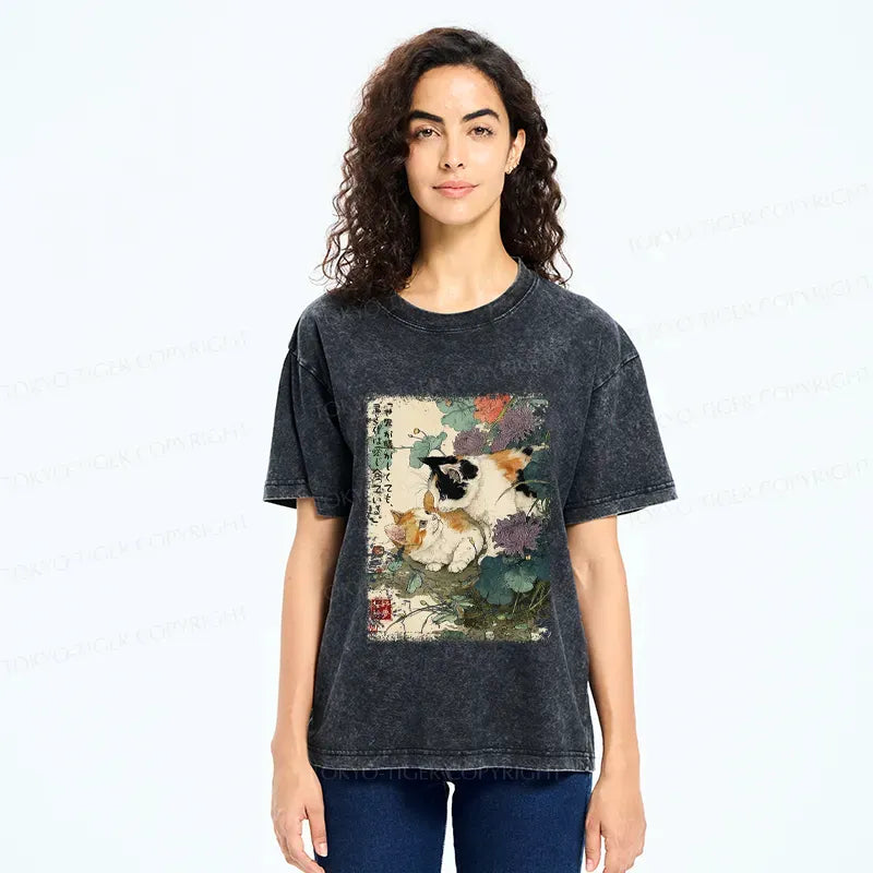 Kyoto lion unisex fit shirt for travel
