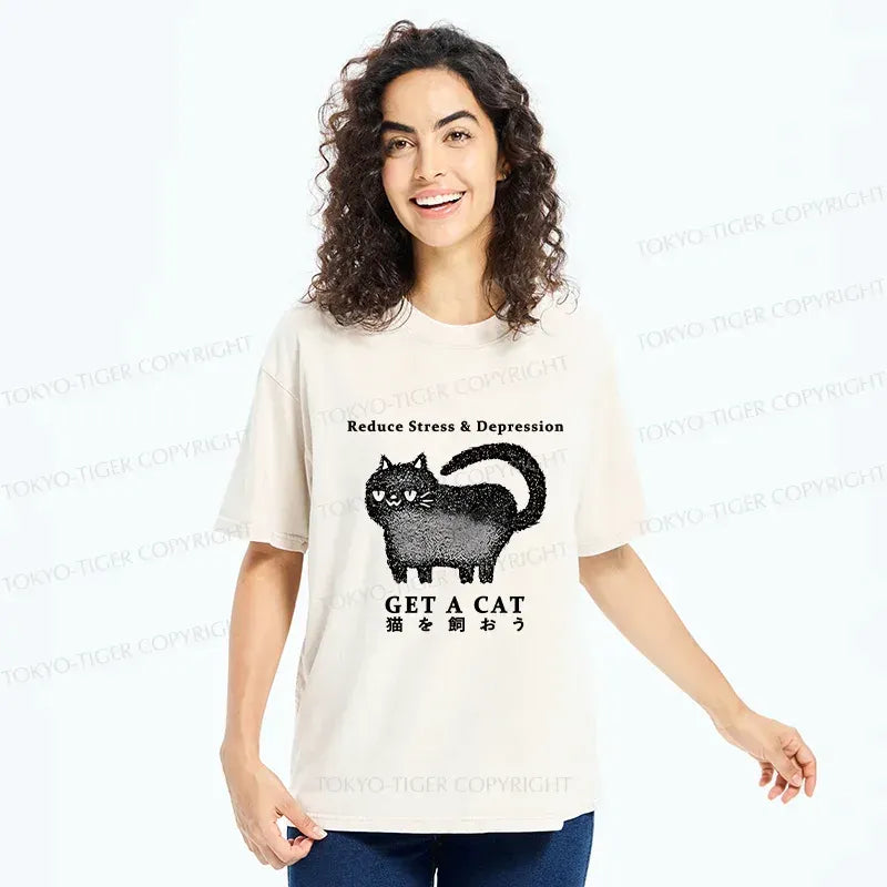 Japanese vintage unisex cotton tee for daily wear