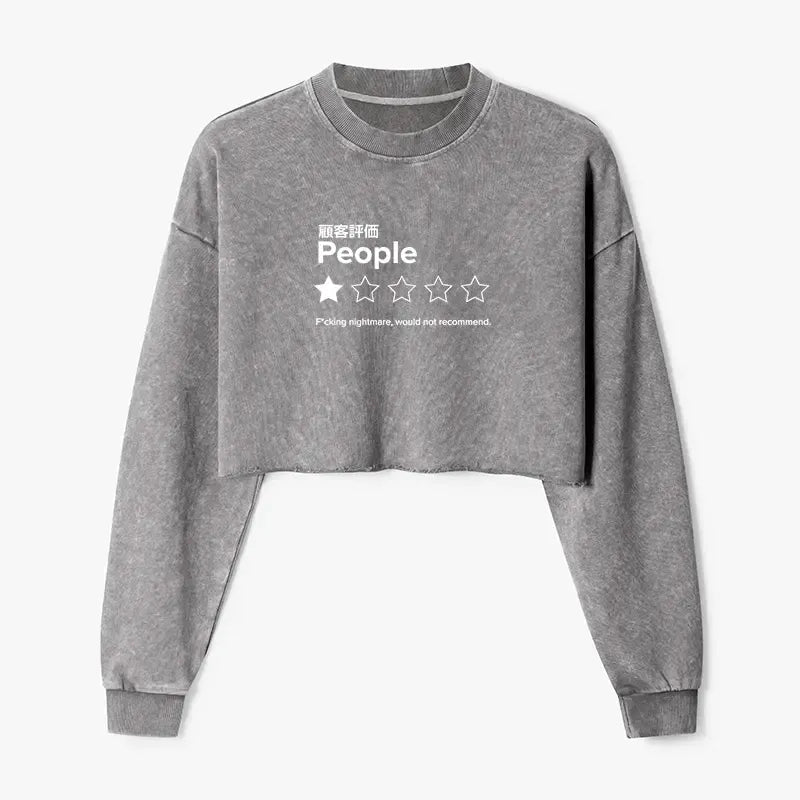 Soft Cotton Crop Sweatshirt Gift Idea