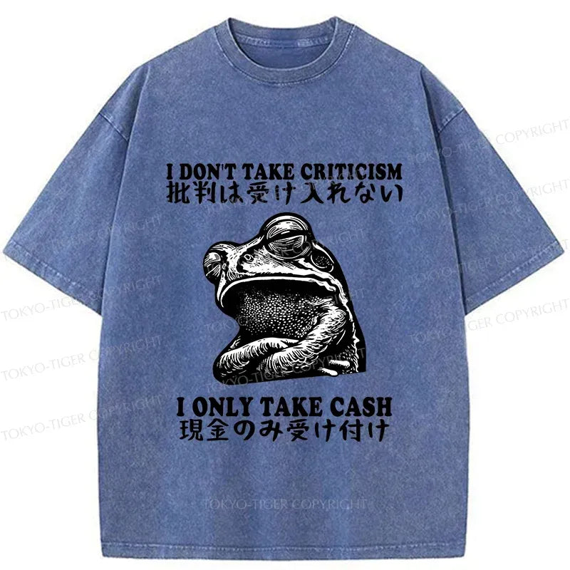 Vintage Washed Frog T-Shirt for Weekend