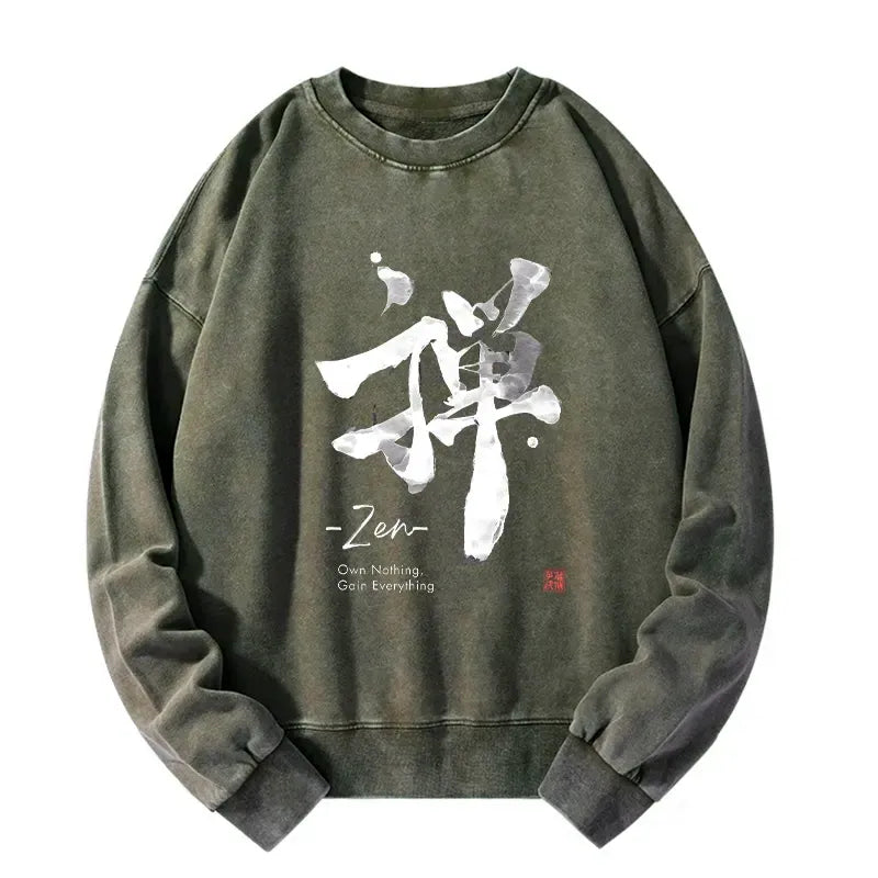 Comfortable Japanese Sweatshirt for Spring