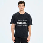 Japanese Washed T-Shirt for Daily Wear