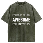 Kyoto-Lion Uncontrollable Improvement Washed T-Shirt