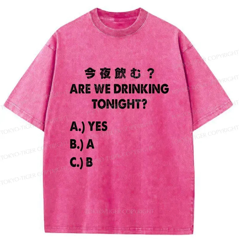 Japanese Vintage Washed T-Shirt for Daily Wear