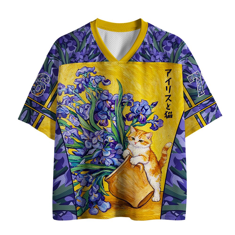 Kyoto-Lion Iris Cat Mesh Jersey