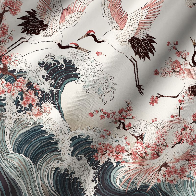 Traditional Japanese Print Shirt for Men Gift Idea