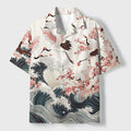 Kyoto Lion Waves Shirt for Summer Vacation