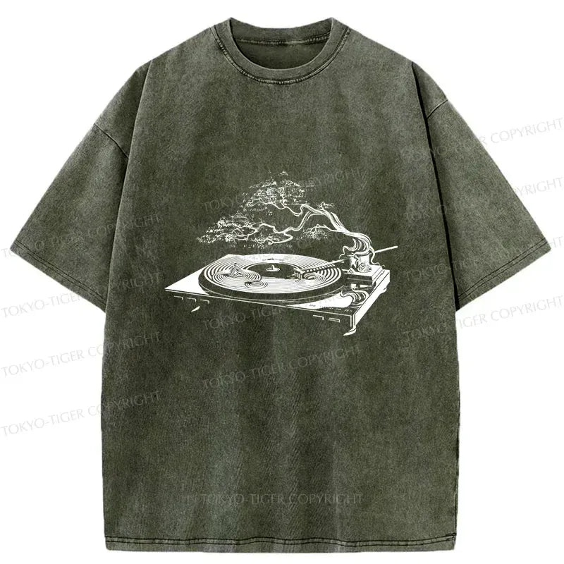 Vintage Japanese Music Box T-Shirt for Summer