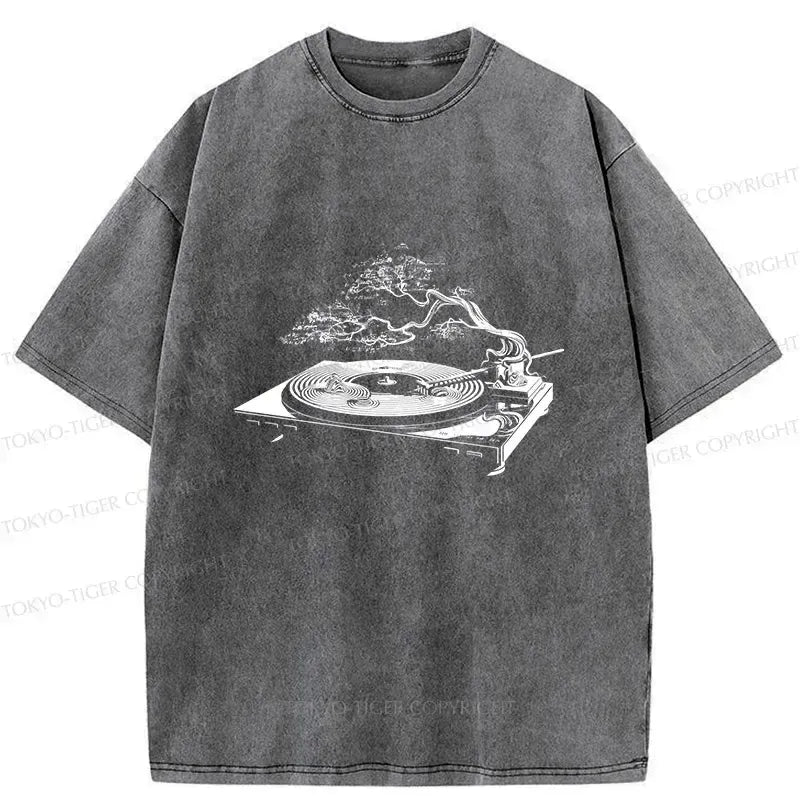 Vintage Japanese Music Box T-Shirt for Summer