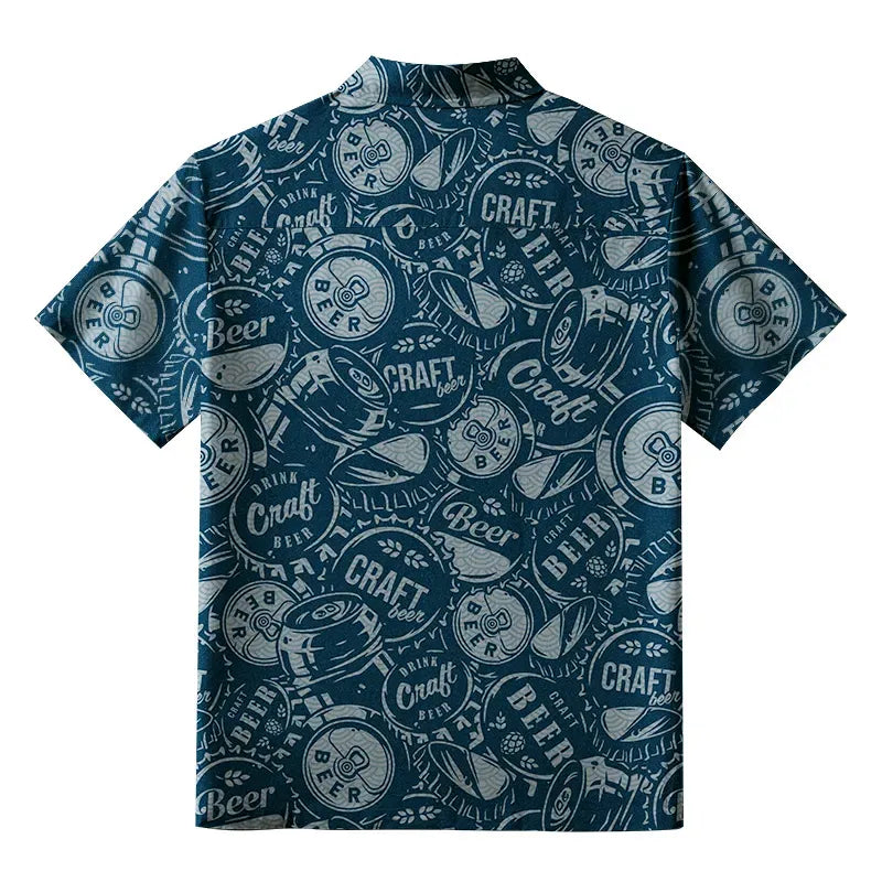 Vintage Japanese Hawaiian Shirt for Streetwear