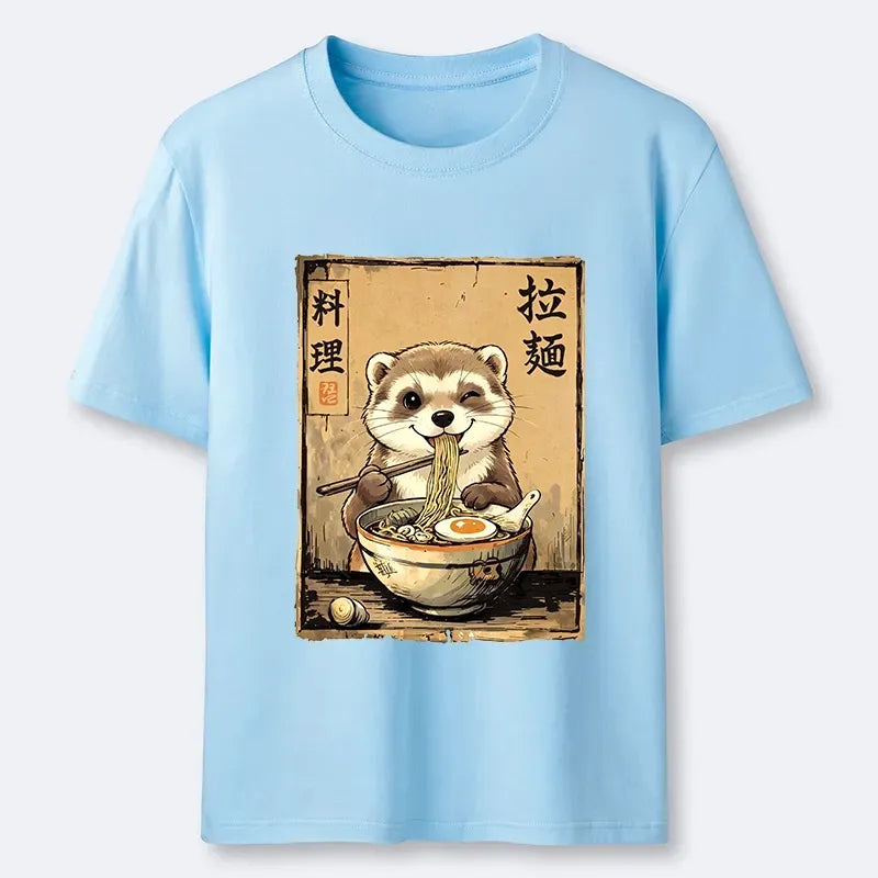Japanese Vintage Ferret T-Shirt Best Seller