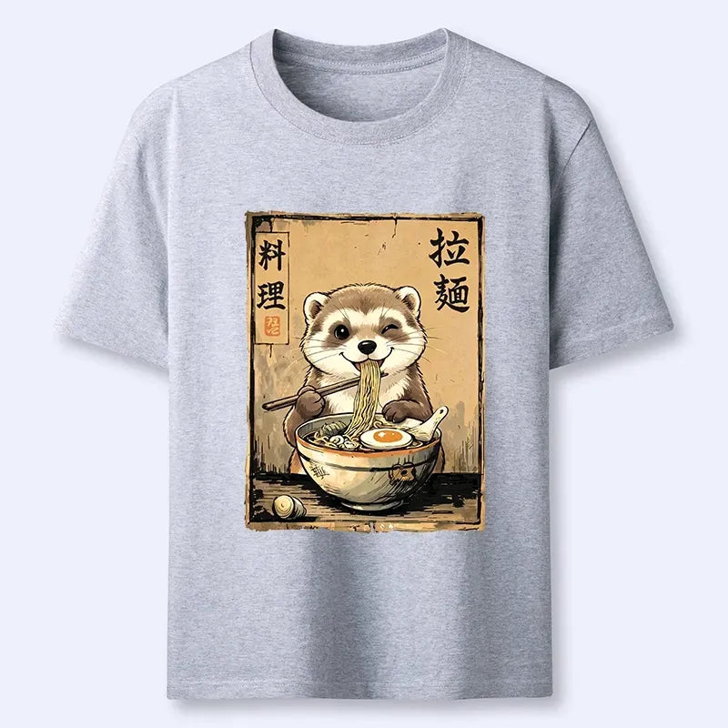 Japanese Vintage Ferret T-Shirt Best Seller