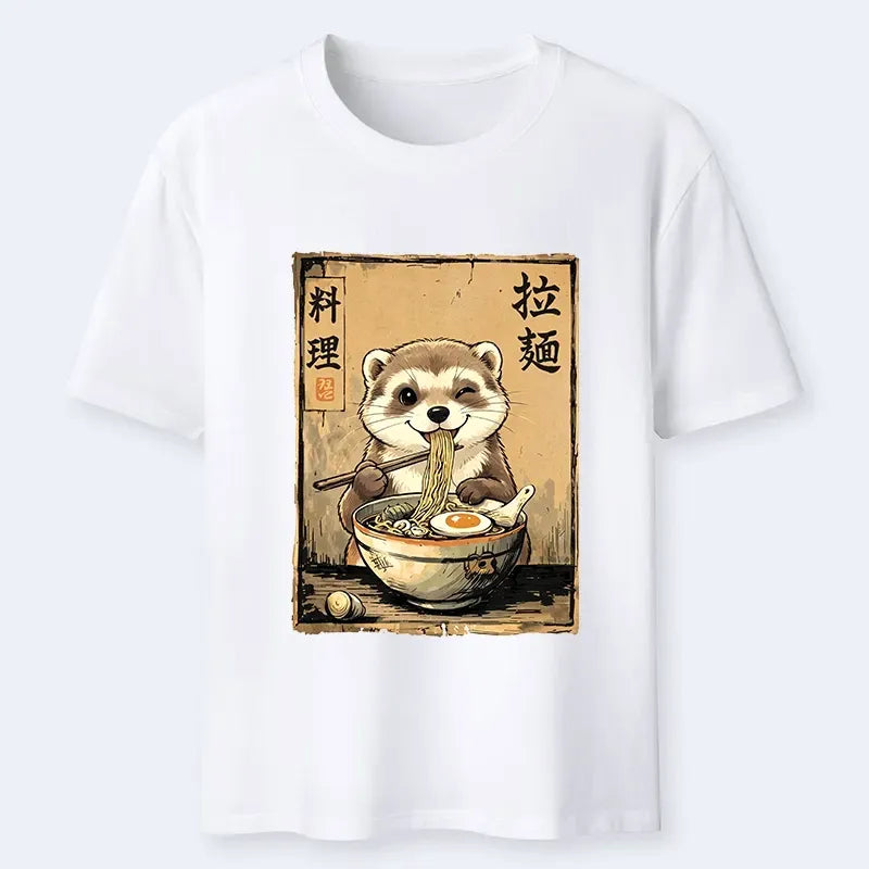 Kyoto-Lion Hot Ramen T-Shirt Free Shipping