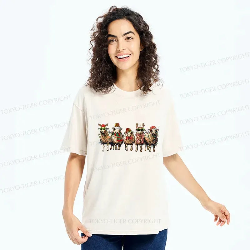 christmas sheep t-shirt gift idea