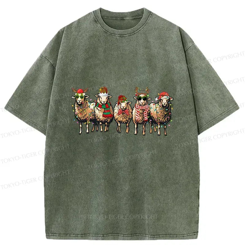 christmas sheep t-shirt gift idea