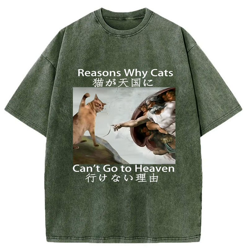 unisex cotton t-shirt with cute cat design