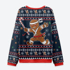 samurai ugly Christmas sweater free shipping