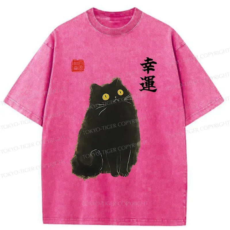 vintage washed cat tee on sale