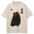unisex Japanese cat shirt gift idea