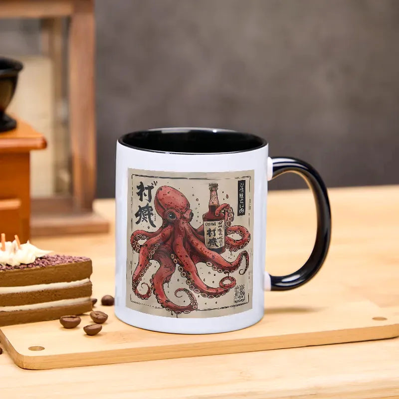 Japanese Octopus Mug Gift Idea