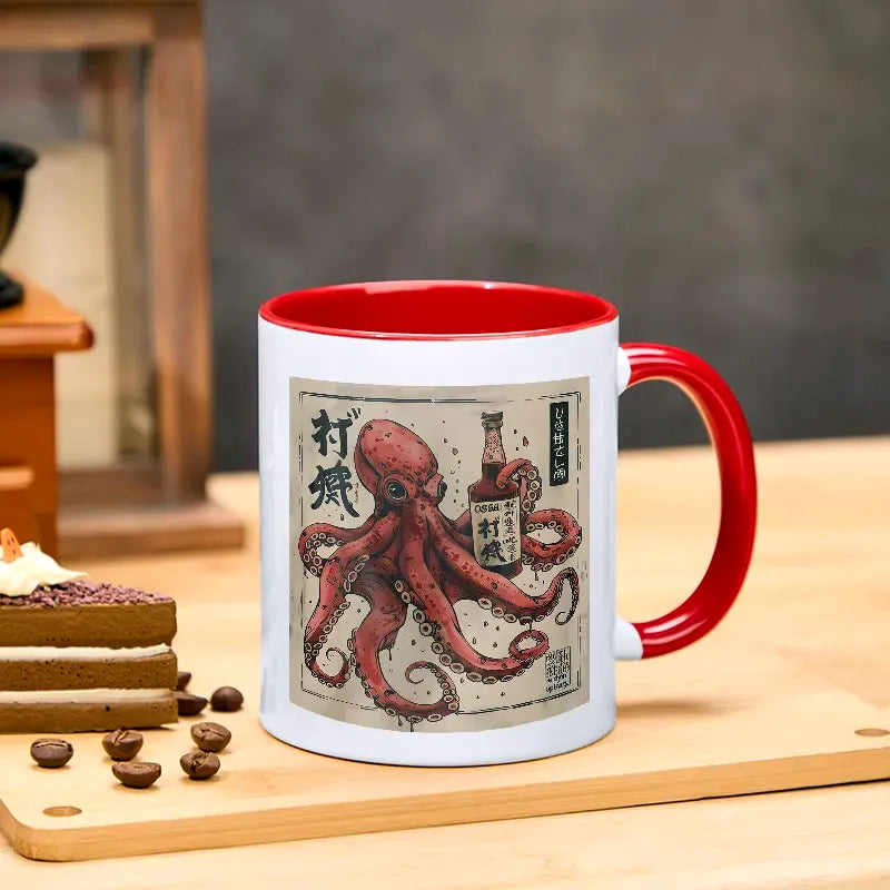 Japanese Octopus Mug Gift Idea