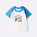 Summer Cat Chills with Fan Tee
