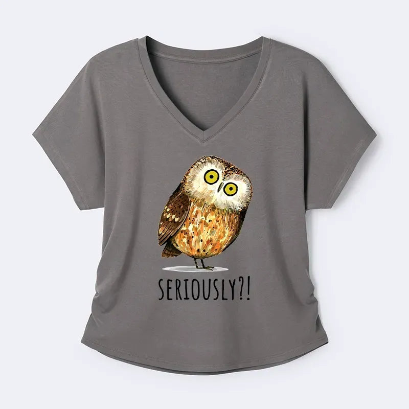 Best Seller Kyoto-Lion Owl Art Casual Tee