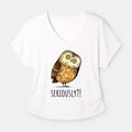 Kyoto-Lion Seriously Confused Owl Meme Art Modal Dolman Sleeve T-Shirt