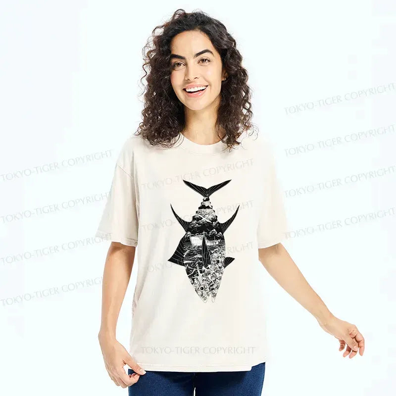 Vintage Ukiyo-e T-Shirt for Summer