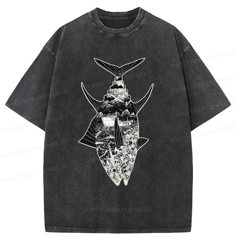 Washed T-Shirt with Free Shipping