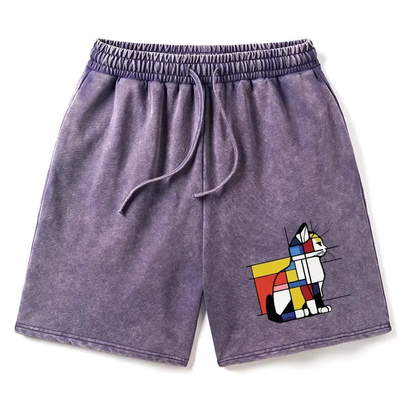 Kyoto-Lion Primary Colors Cat Shorts Best Seller