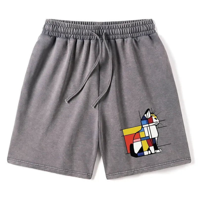 Kyoto-Lion Primary Colors Cat Shorts Best Seller