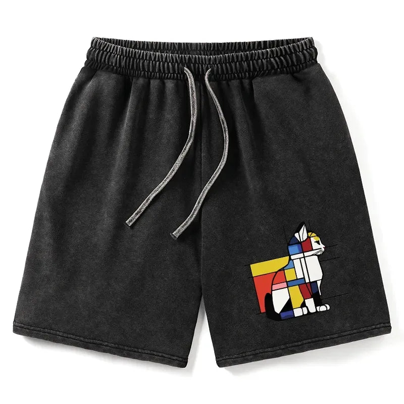 Kyoto-Lion Primary Colors Cat Shorts Best Seller