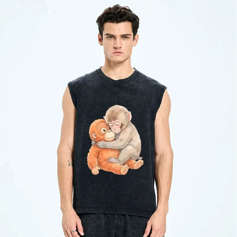 Vintage Washed Tank Top with Free Shipping