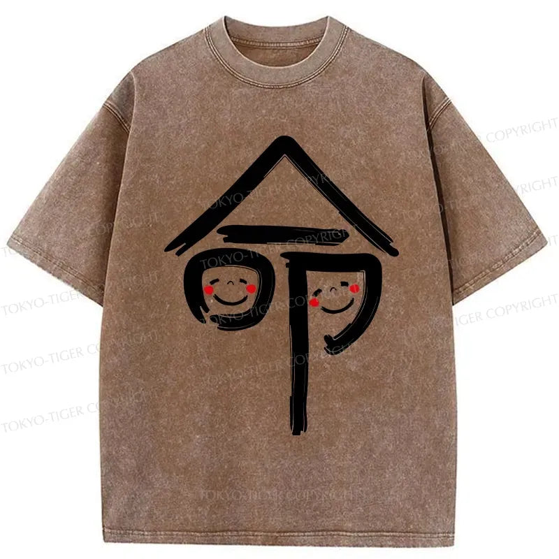 Best Seller Japanese Kanji Washed T-Shirt