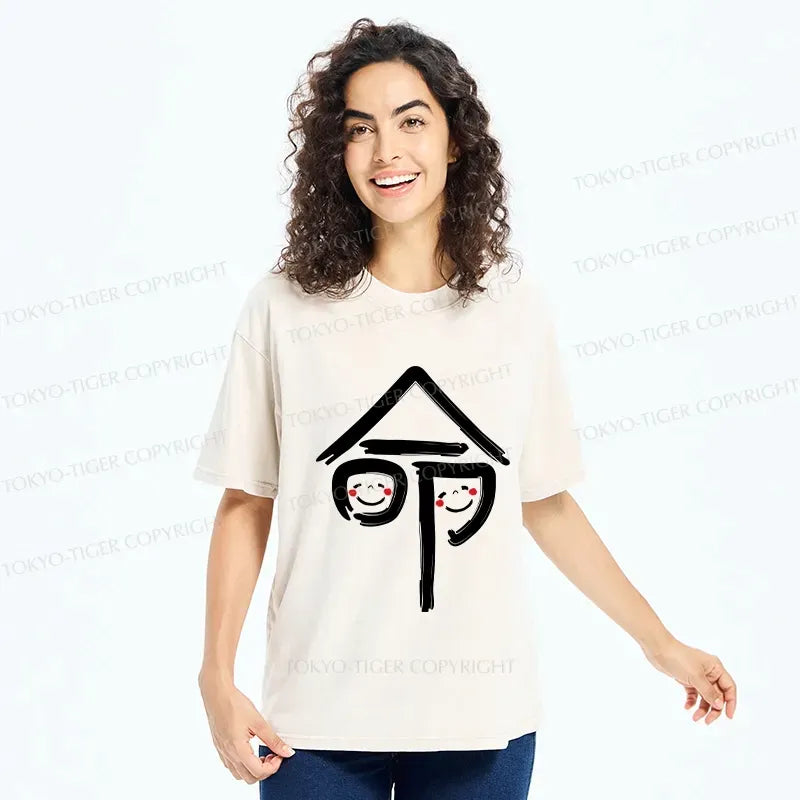 Best Seller Japanese Kanji Washed T-Shirt