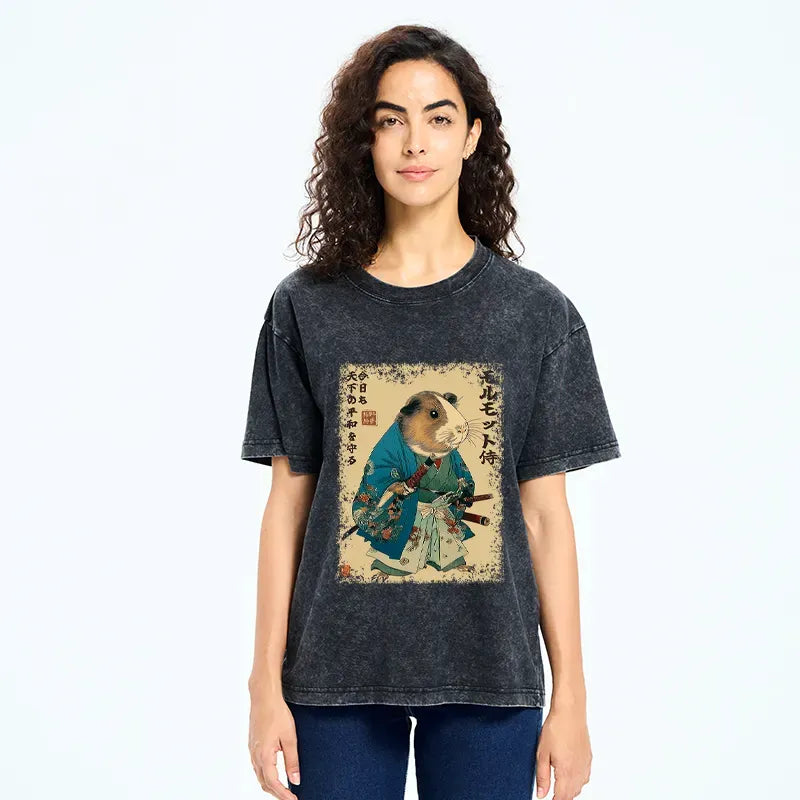 Vintage Ukiyo-e T-Shirt for Casual Wear