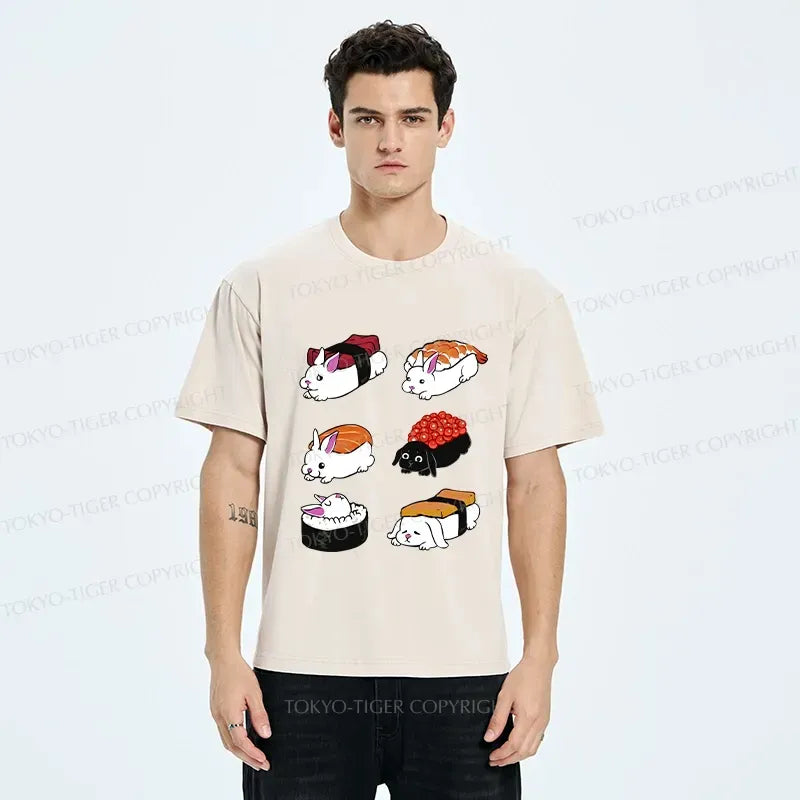 japanese style washed tee for daily wear